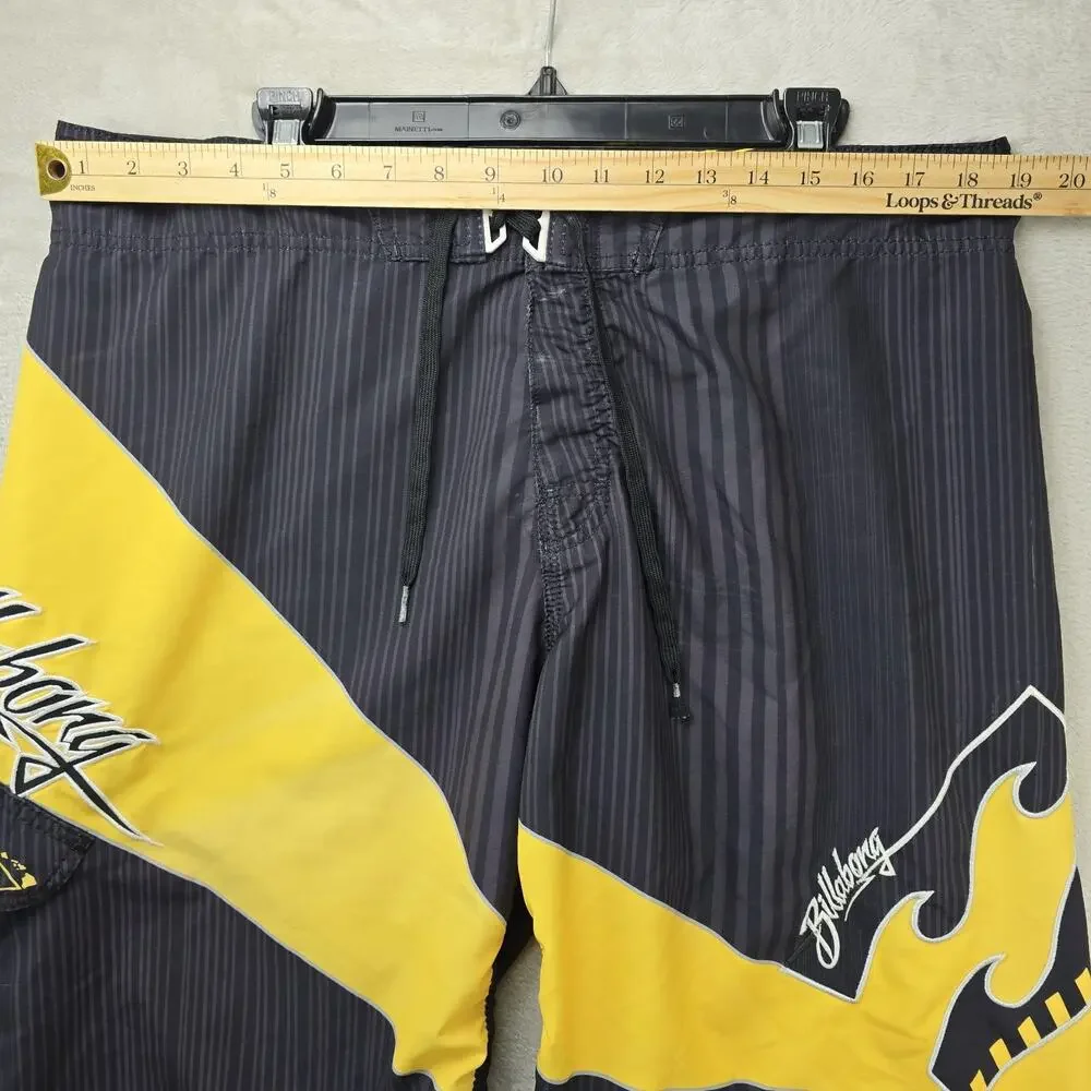 Billabong Andy Irons Board Shorts Mens 38 Colorblock Platinum X Quad Stretch